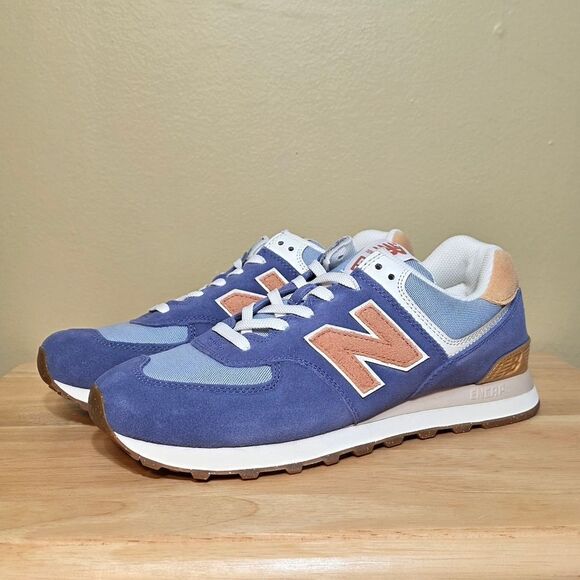New Balance 574v2 Night Sky Sea Salt Sneakers Shoes ML574RA2 Men's Size 9 - Picture 3 of 8